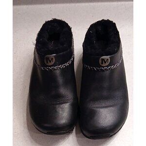 •Merrell Encore Chill Stitch Black Slip On Shoes Womens Size 6.5